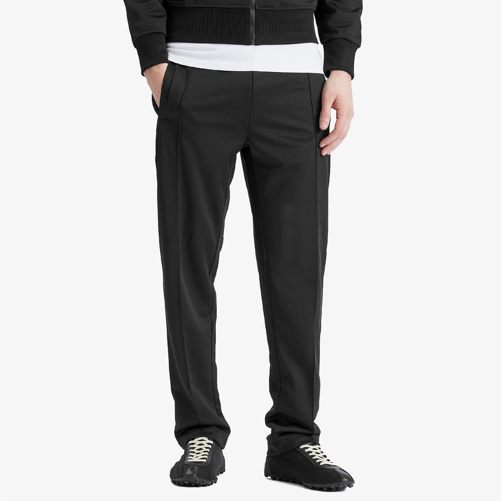 Palm Angels Men's Curved Logo Sweat Pants Black